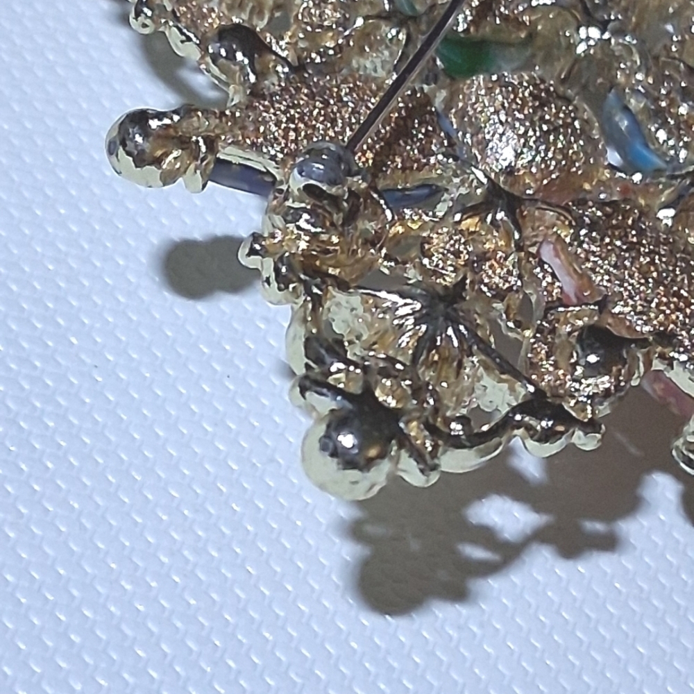 * Vintage Sarah Coventry Maltese Cross Brooch Pin & Earrings SET - Picture 4 of 7